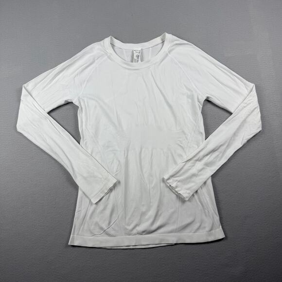 Athleta Tops - Athleta White Seamless Long Sleeve Active Top Medium